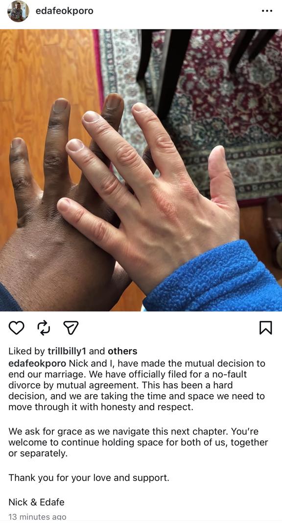 Nigerian gay rights activist and husband separate after three years of marriage